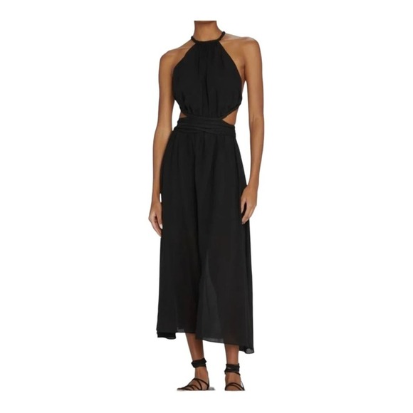 Alice + Olivia faith open back Linen Blend Greek Goodness dress - Picture 6 of 7